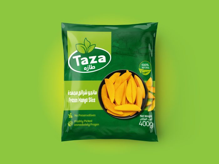 Frozen Mango Slices